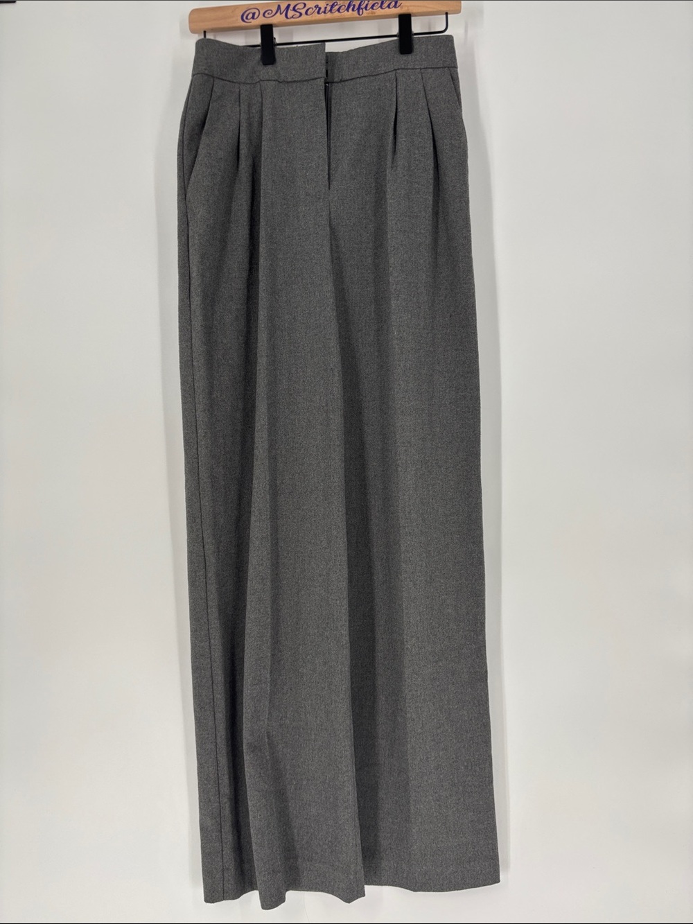 EXPRESS Trouser Super high rise pants gray new 2 regular